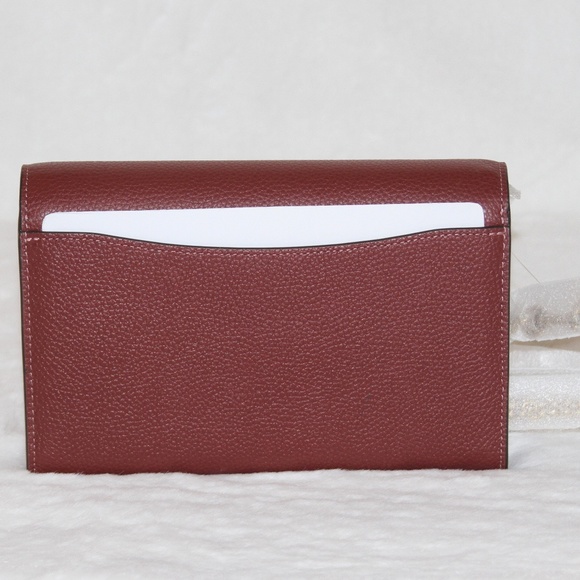 NWT COACH Tabby Chain Clutch Leather Crossbody Bag - Picture 3 of 8